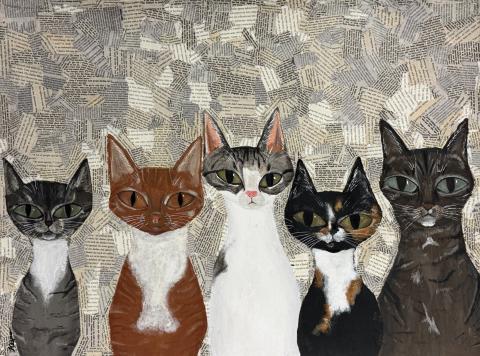 A portrait of my extended furr Family