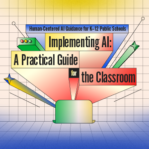 Thumbnail for the implementing practical AI in the classroom guide