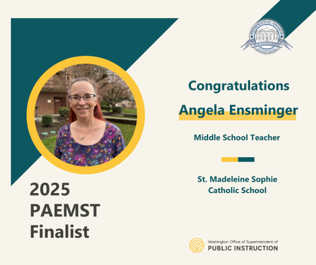 image of 2025 PAEMST finalist Angela Ensminger
