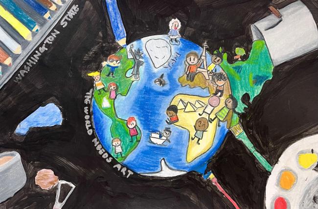 Youth Art Month Flag 