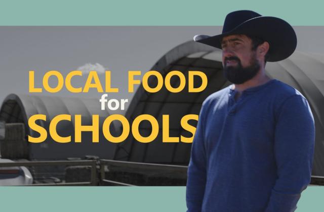 Local foods for schools graphic