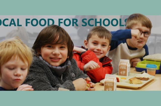 Local foods for schools graphic