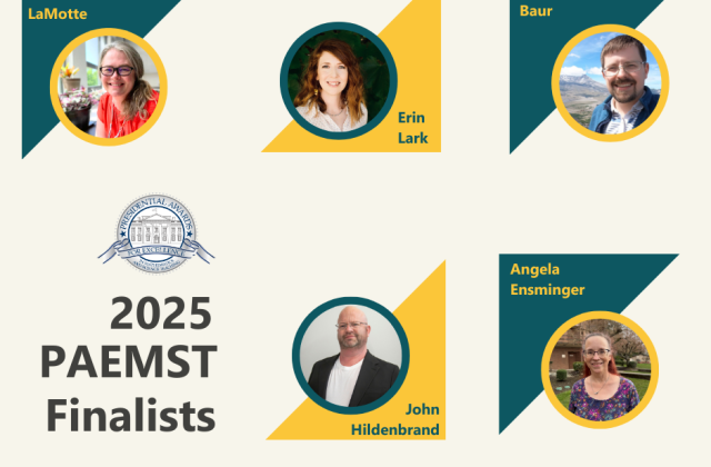 image showing pictures of the 2025 PAEMST finalists