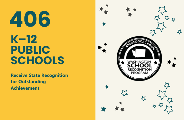 Washington school recognition graphic