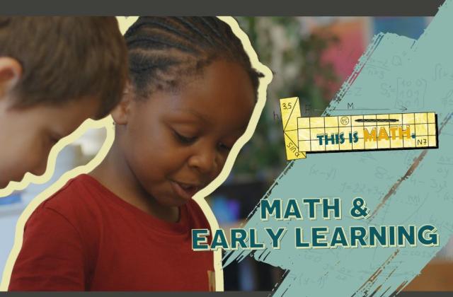 Math and early learning graphic